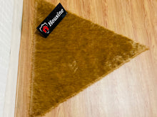 Load image into Gallery viewer, Golden Small_Fur Triangle Faux Fur Rug, Luxury Fluffy Area Rug - 90x90 cm