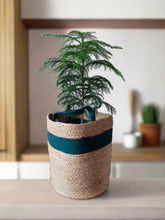 Load image into Gallery viewer, Jute & Green - Planter Pots/Storage Basket