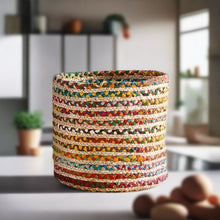 Load image into Gallery viewer, Jute & Multicolor - Planter Pots/Storage Basket
