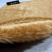 Load image into Gallery viewer, Golden Faux Fur Rug, Luxury Fluffy Rugs