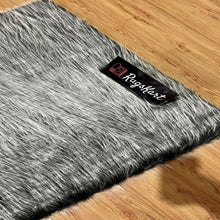 Load image into Gallery viewer, Gray Multi Faux Fur Rug, Luxury Fluffy Rugs
