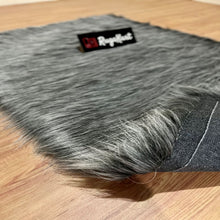 Load image into Gallery viewer, Gray Multi Faux Fur Rug, Luxury Fluffy Rugs