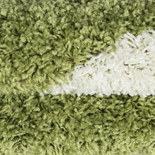 Load image into Gallery viewer, Green & Ivory Football - Premium Soft Latest Round Shaggy Rug