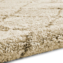Load image into Gallery viewer, Grey with Cream - Premium Round Shaggy Rug