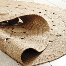Load image into Gallery viewer, Natural Jute Oval Collection Classic Hand Woven Area Rug