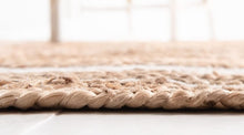 Load image into Gallery viewer, Braided Jute Collection Classic Hand Woven with Coastal Design Area Rug