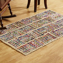 Load image into Gallery viewer, Cotton With Braided Jute Collection Classic Hand Woven Area Rug