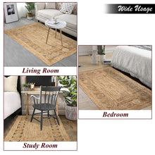 Load image into Gallery viewer, Braided Natural Jute Fiber Collection Hand Woven Area carpet