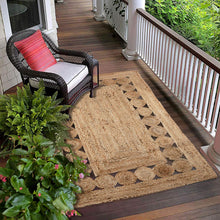 Load image into Gallery viewer, Braided Natural Jute Fiber Collection Hand Woven Area carpet