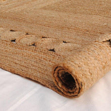 Load image into Gallery viewer, Braided Natural Jute Fiber Collection Hand Woven Area carpet