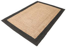 Load image into Gallery viewer, Braided Natural Jute with Black Cotton