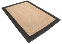 Load image into Gallery viewer, Braided Natural Jute with Black Cotton