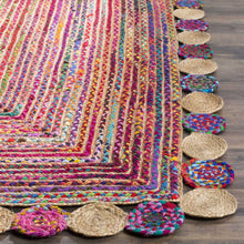 Load image into Gallery viewer, Braided Jute & Chindi Collection Classic Hand Woven Area Rug