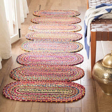 Load image into Gallery viewer, Braided Cotton & Jute Collection Classic Hand Woven Area Rug