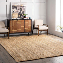 Load image into Gallery viewer, 100% Natural Jute Collection Classic Hand Woven Area Rug
