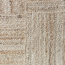 Load image into Gallery viewer, Natural Jute Floor/Door Mat Rug Furnish Décor Striped Rectangular Design