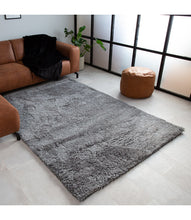 Load image into Gallery viewer, Silver Plain Premium Micro Shag Rug