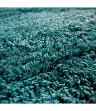 Load image into Gallery viewer, Turquoise Plain Premium Micro Shag Rug