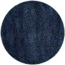 Load image into Gallery viewer, Royal Blue Plain - Premium Round Shaggy Rug