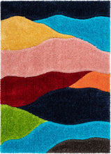 Load image into Gallery viewer, Color Rainbow 3D Cut Collection Classical Shaggy Carpet