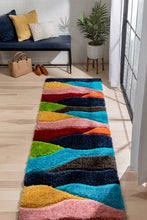 Load image into Gallery viewer, Color Rainbow 3D Cut Collection Classical Shaggy Carpet
