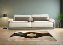Load image into Gallery viewer, Cream & Beige Modern Shaggy Rug