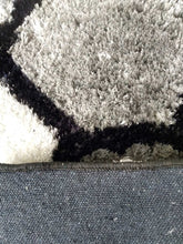 Load image into Gallery viewer, Stylish Gray Multi Design Shag Rug