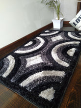 Load image into Gallery viewer, Multi Stylish Gray Multi Designs Shag Rug