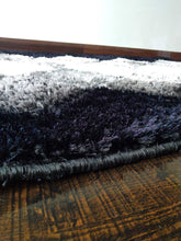 Load image into Gallery viewer, Gray Multi Stylish Design Shaggy Rug