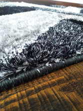 Load image into Gallery viewer, Gray Multi Stylish Design Shag Rug