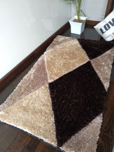 Load image into Gallery viewer, Stylish Coffee Multi Design Shag Rug