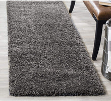 Load image into Gallery viewer, Gray Plain Premium Beautiful Micro Shag Rug