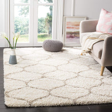 Load image into Gallery viewer, Ivory & Beige Beautiful Premium Micro Shag Rug