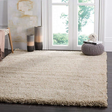 Load image into Gallery viewer, Ivory Plain Beautiful Premium Micro Shag Rug
