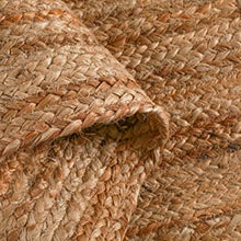 Load image into Gallery viewer, Braided Natural Jute & Multi Cotton Bedside Runner