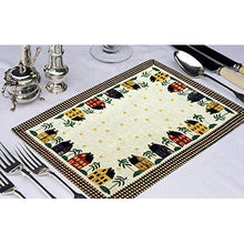 Load image into Gallery viewer, Hut Design Jacquard Dining Table Mats