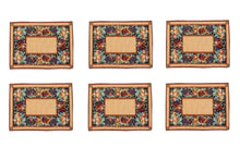 Load image into Gallery viewer, Flower Multi Jacquard Dining Table Mats