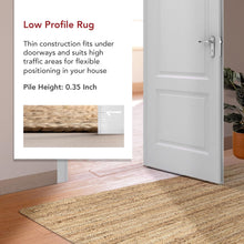 Load image into Gallery viewer, Braided Natural Jute Bedside Runner
