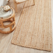 Load image into Gallery viewer, Braided Natural Jute Bedside Runner
