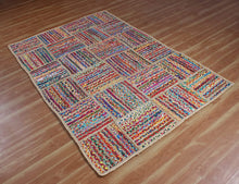 Load image into Gallery viewer, Cotton With Braided Jute Collection Classic Hand Woven Area Rug

