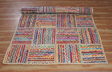 Load image into Gallery viewer, Cotton With Braided Jute Collection Classic Hand Woven Area Rug
