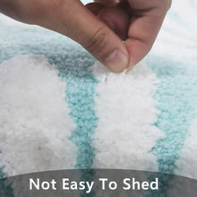Load image into Gallery viewer, Super Soft Anti Skid (40x60 cm) Microfiber Mat for Bathroom/Bedroom/Kitchen - Aqua
