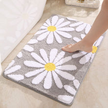 Load image into Gallery viewer, Super Soft Anti Skid (40x60 cm) Microfiber Mat for Bathroom/Bedroom/Kitchen - Gray
