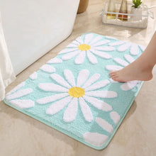 Load image into Gallery viewer, Super Soft Anti Skid (40x60 cm) Microfiber Mat for Bathroom/Bedroom/Kitchen - Aqua
