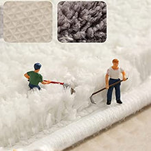 Load image into Gallery viewer, Super Soft Anti Skid (40x60 cm) Microfiber Mat for Bathroom/Bedroom/Kitchen - Off White
