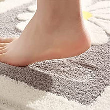 Load image into Gallery viewer, Super Soft Anti Skid (40x60 cm) Microfiber Mat for Bathroom/Bedroom/Kitchen - Gray
