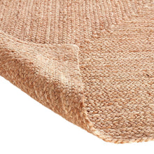 Load image into Gallery viewer, Square Braided Natural Rug Hand Woven Jute/Rug - Beige
