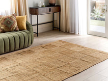 Load image into Gallery viewer, Premium Natural Jute Box Latest Pattern Area Rug/Mat/Carpet
