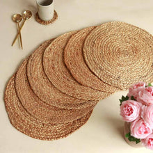Load image into Gallery viewer, Beige Braided Handmade Handwoven Mat for Dining Table (72'x18')
