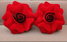 Load image into Gallery viewer, Beautiful 3D Colorful Red-Rose Flower Cushions
